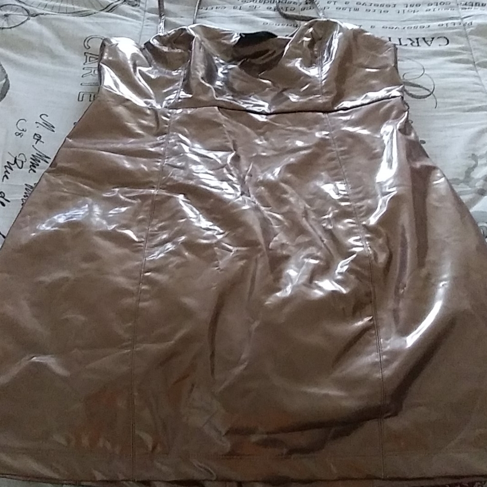 Bodycon dress Rosa gold